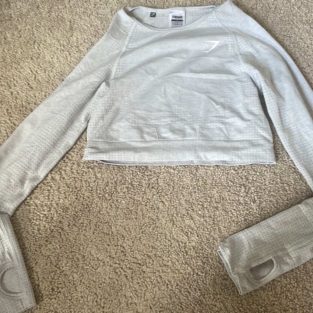 GYMSHARK CROPPED LONG SLEEVE
